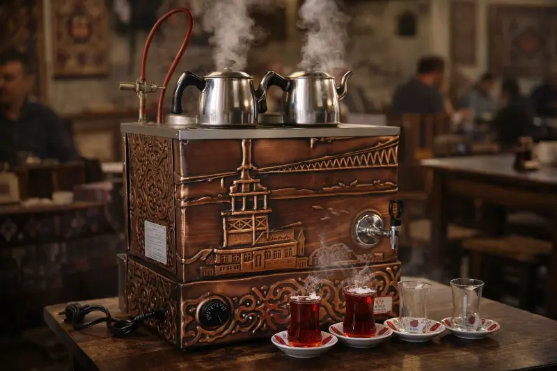 Eko Bakır Elektrikli Çay Kazanları