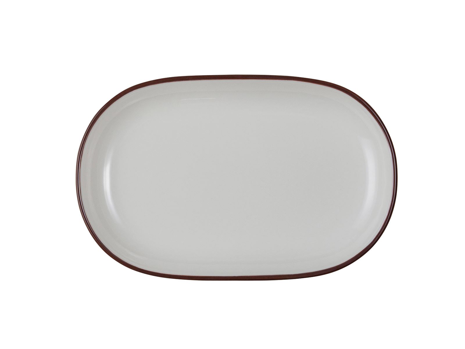 Modest Brown 23 cm Oval Tabak