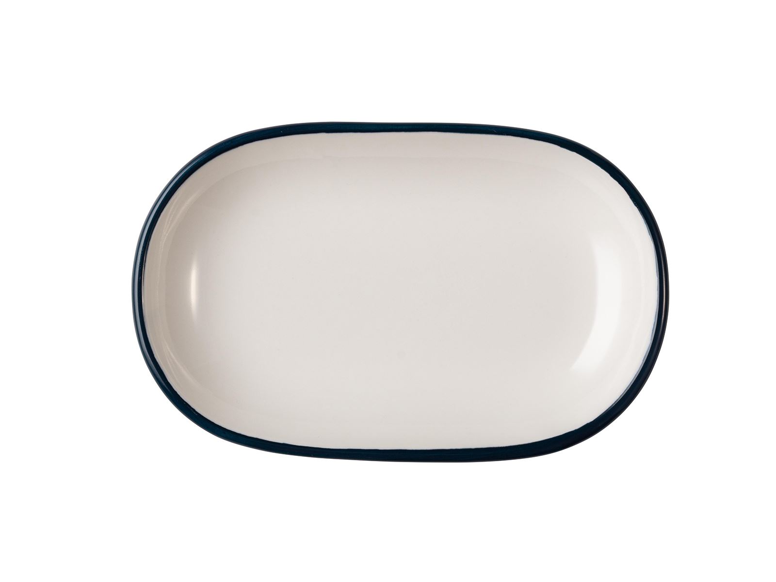 Modest Navy 18 cm Oval Tabak