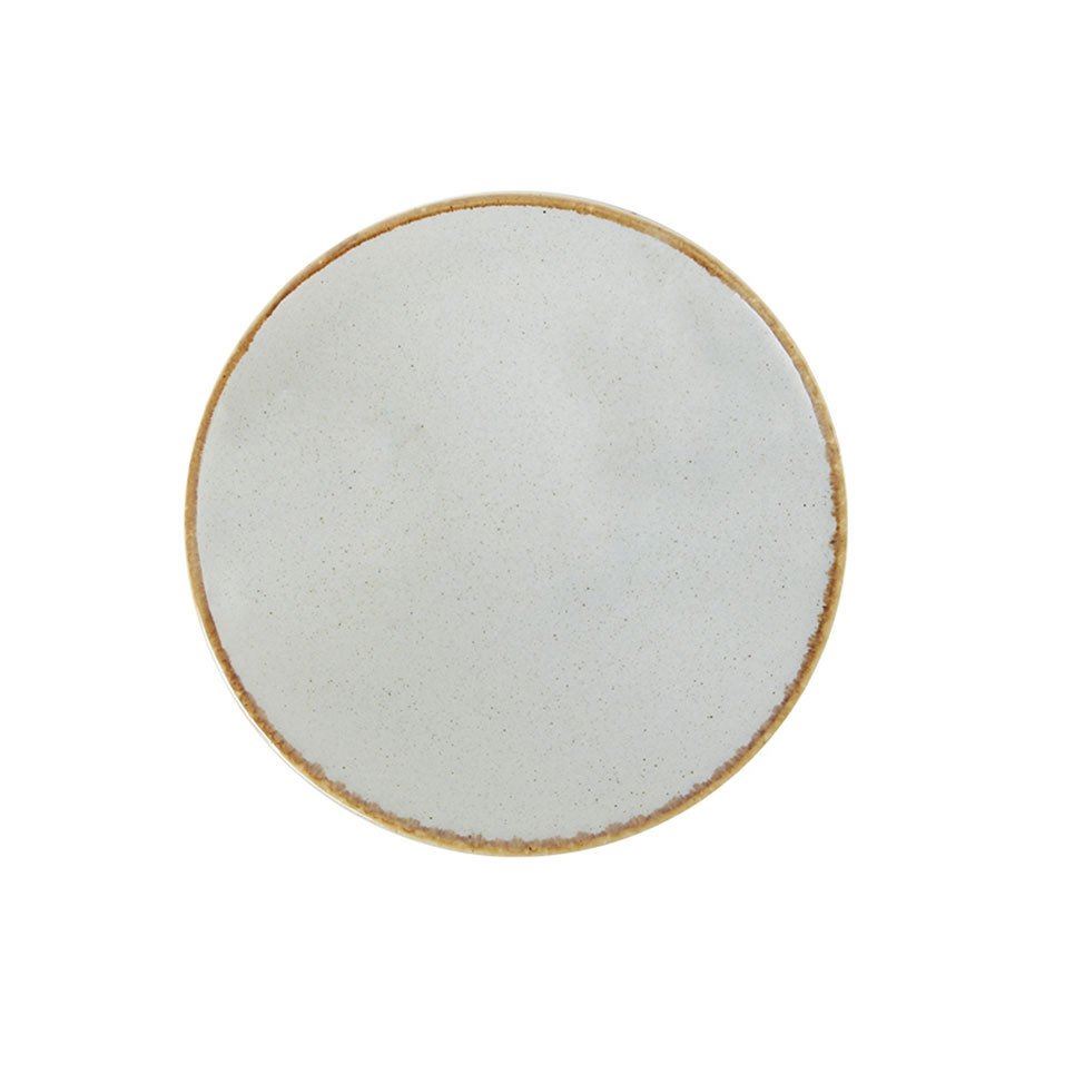 Porselen Gri Çukur Tabak