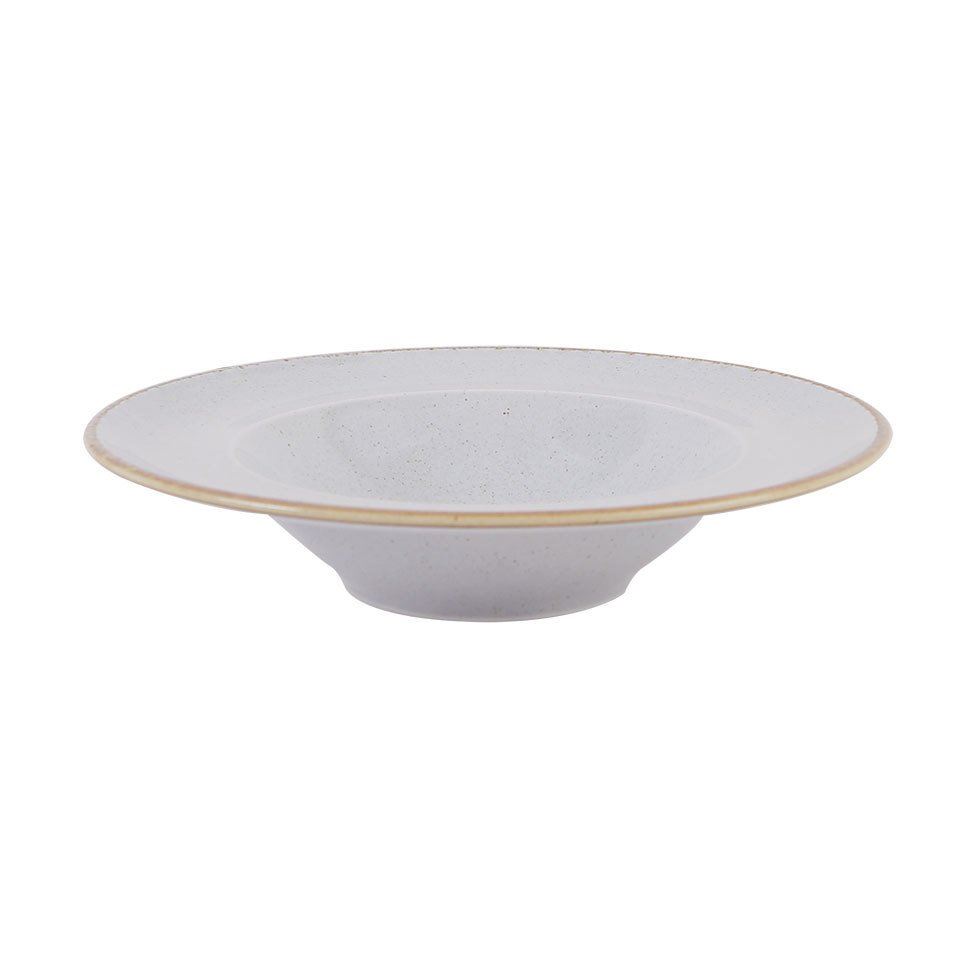 Porselen Gri Çukur Tabak