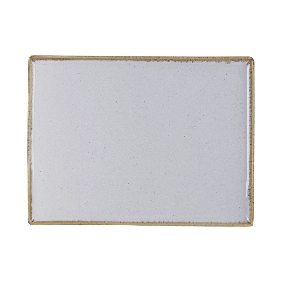 Porselen Gri Kahvaltı Tabağı