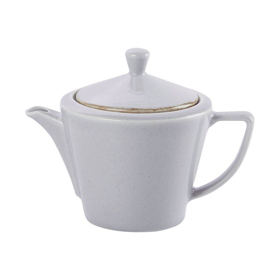 Porselen Gri Kapaklı Demlik