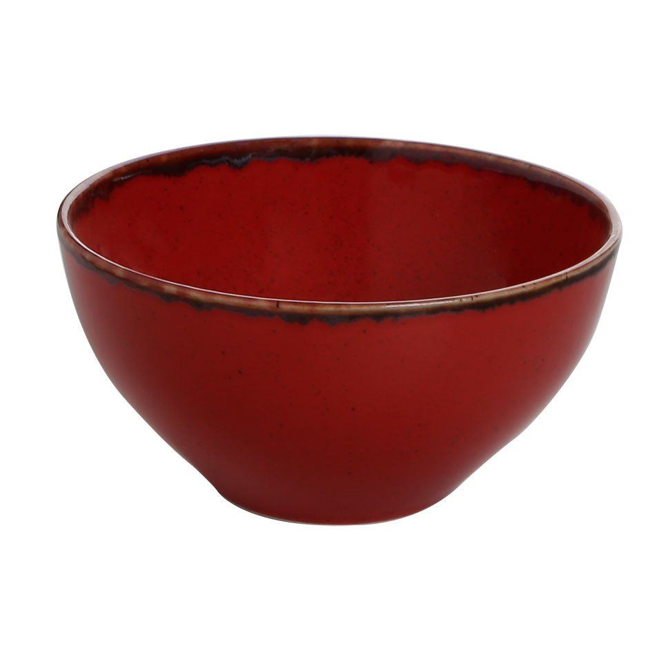 Porselen Kırmızı Kase