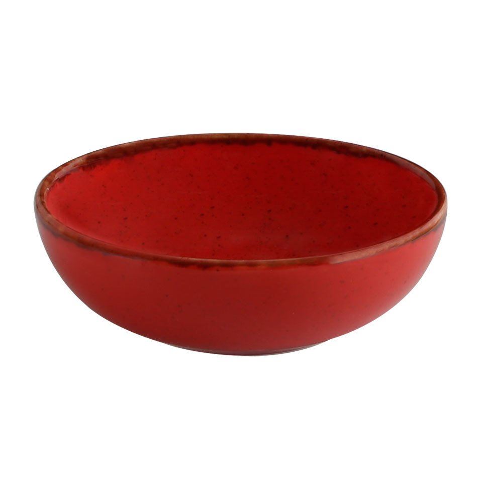 Porselen Kırmızı Kase