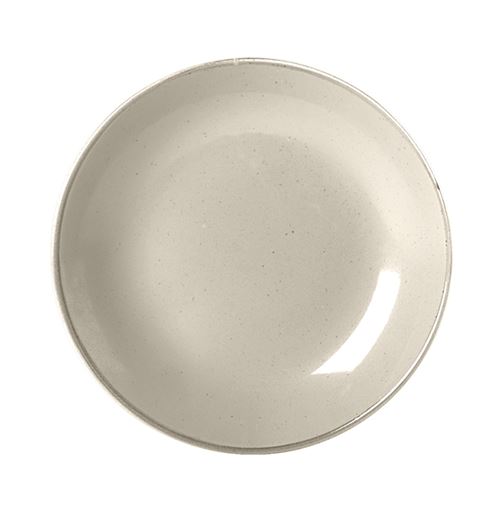 Porselen Bej Çukur Tabağı