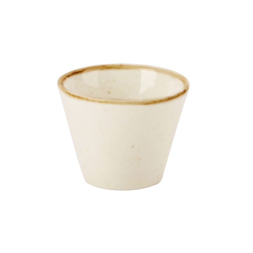 Porselen Bej Kase & Sosluk