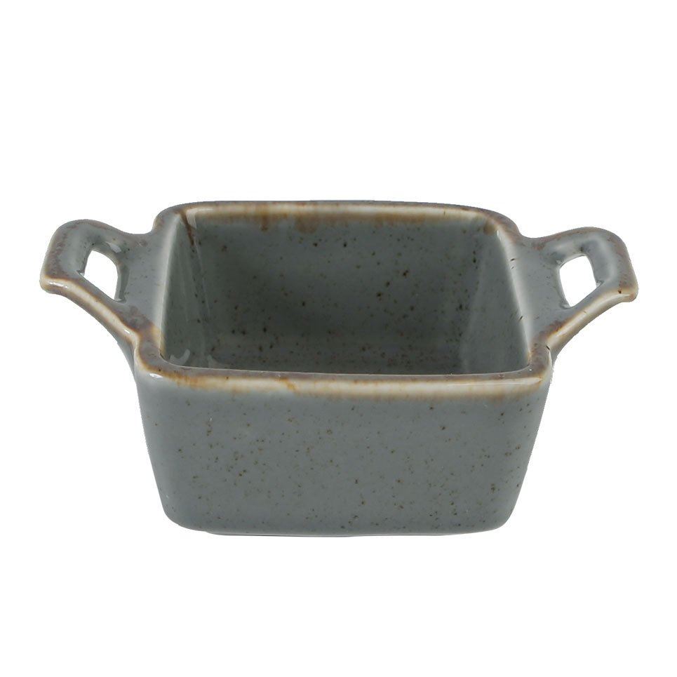 Porselen Koyu Gri Çok Amaçlı Mini Kase