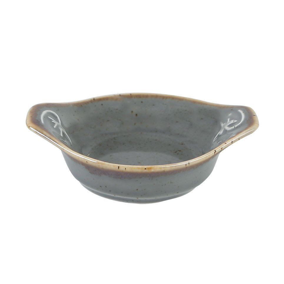 Porselen Koyu Gri Çok Amaçlı Mini Kase