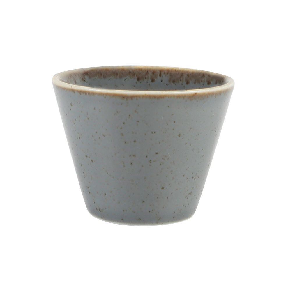 Porselen Koyu Gri Kase Sosluk