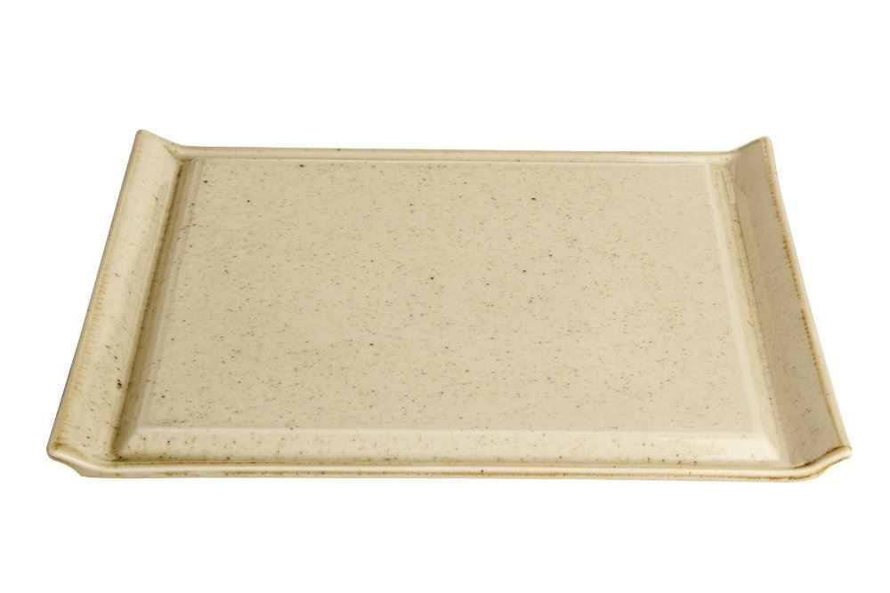 Porselen Sarı Biftek Tabağı