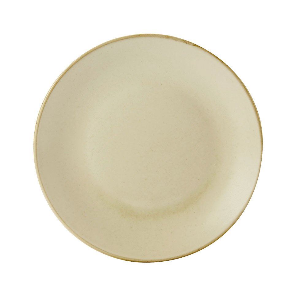 Porselen Sarı Düz Tabak