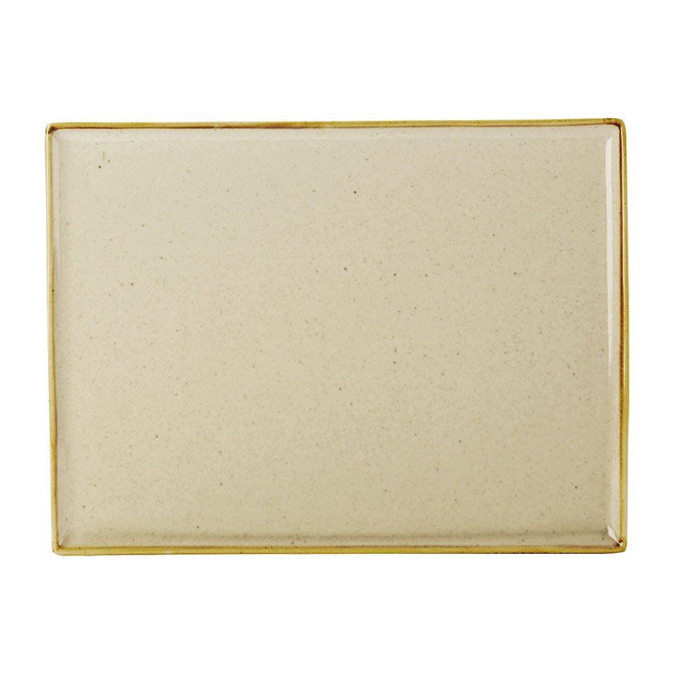 Porselen Sarı Kahvaltı Tabağı