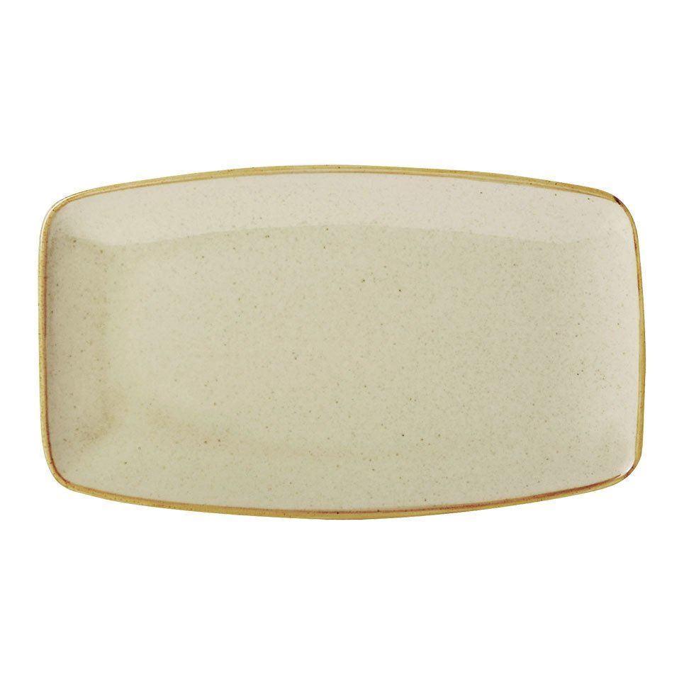 Porselen Sarı Kayık Tabak