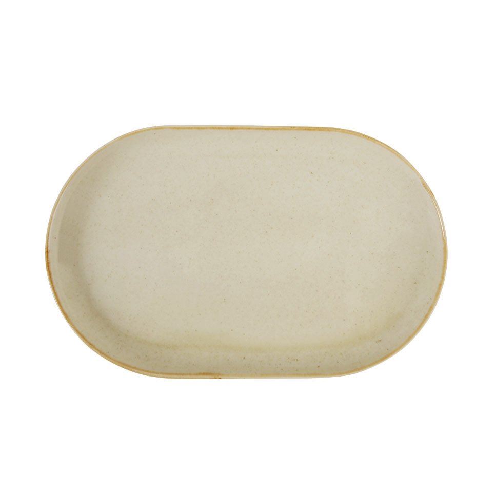 Porselen Sarı Kayık Tabak