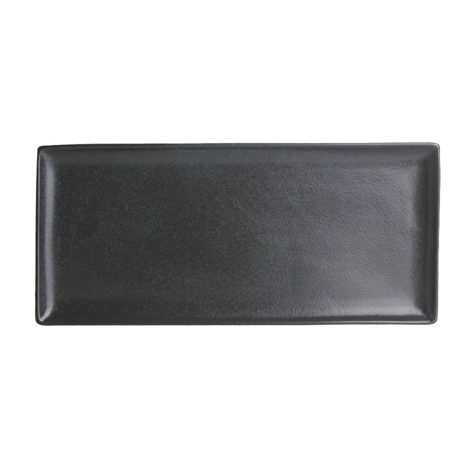 Porselen Siyah Baton Pasta Tabağı