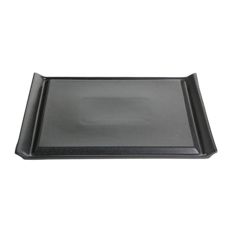 Porselen Siyah Biftek Tabağı