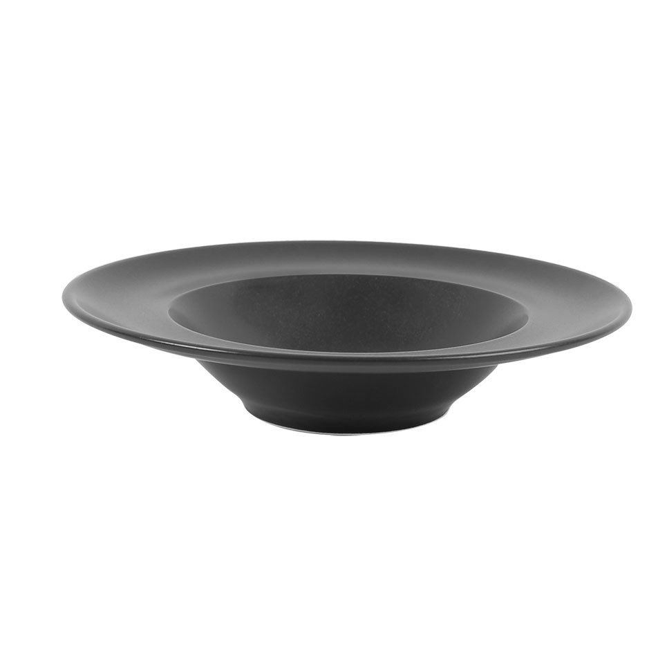 Porselen Siyah Çukur Tabak