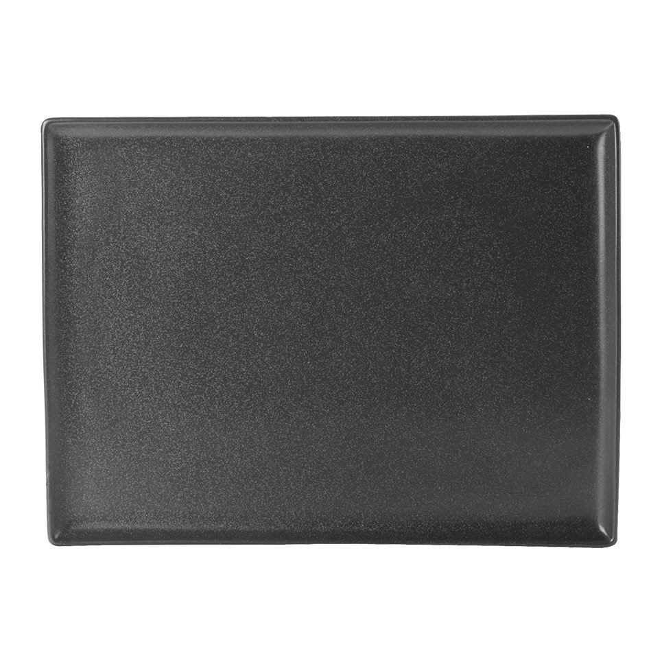 Porselen Siyah Kahvaltı Tabağı