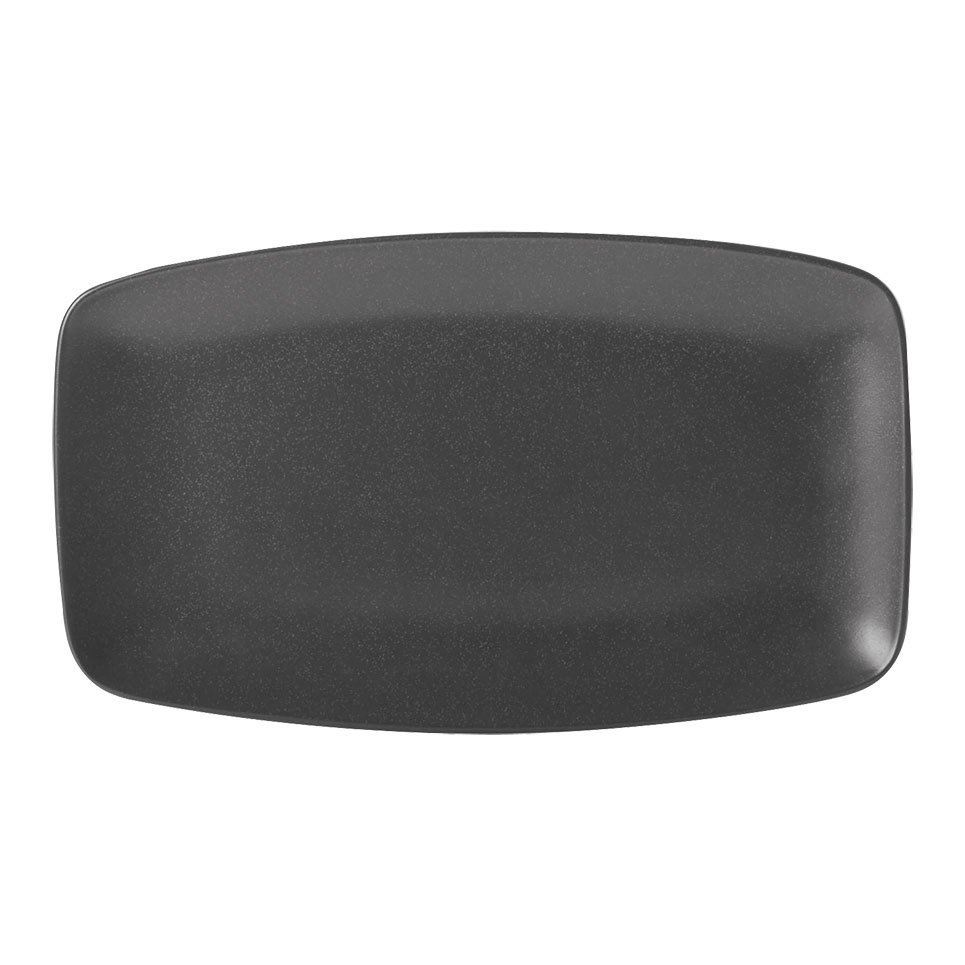 Porselen Siyah Kayık Tabak