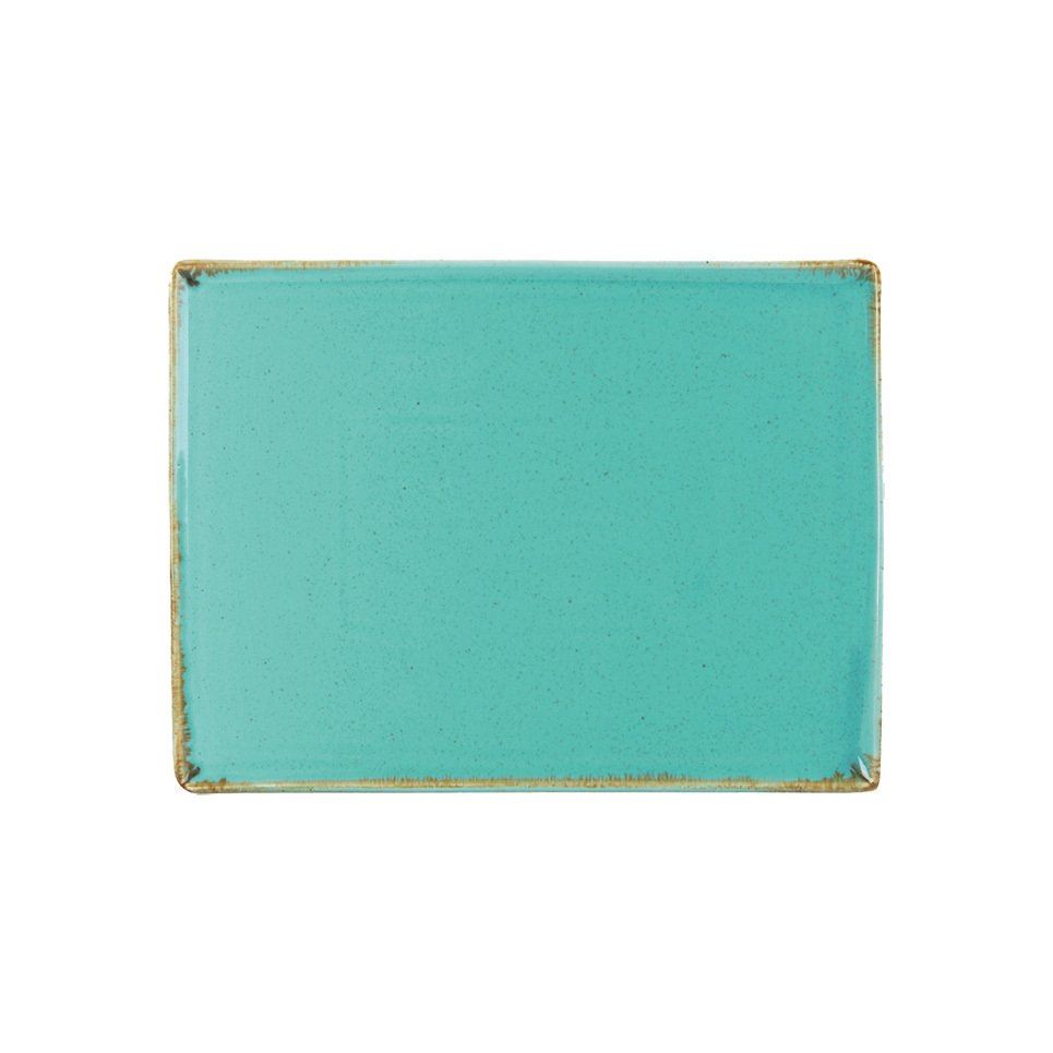 Porselen Turkuaz Kahvaltı Tabağı