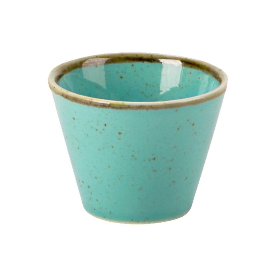 Porselen Turkuaz Kase & Sosluk