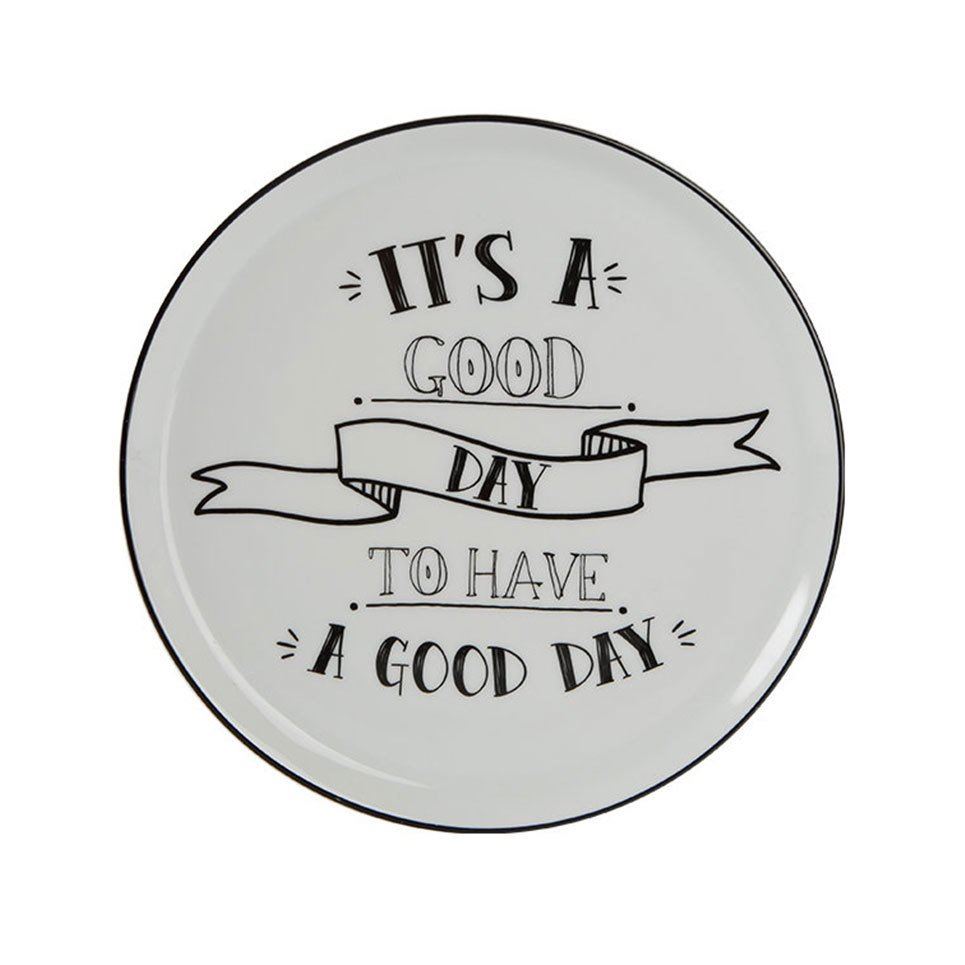 Be Happy Porselen Düz Tabak 20 cm A+P