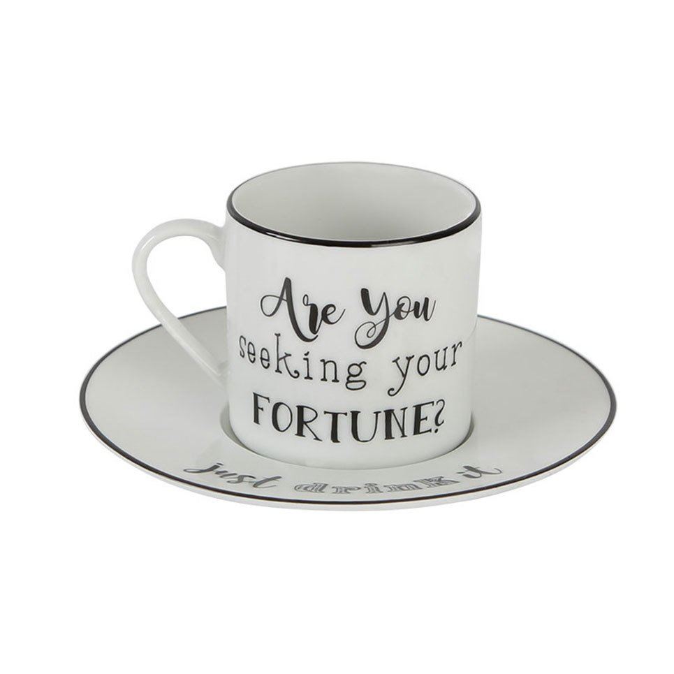 Be Happy Porselen Kahve Fincan Takımı 90 cc A+P