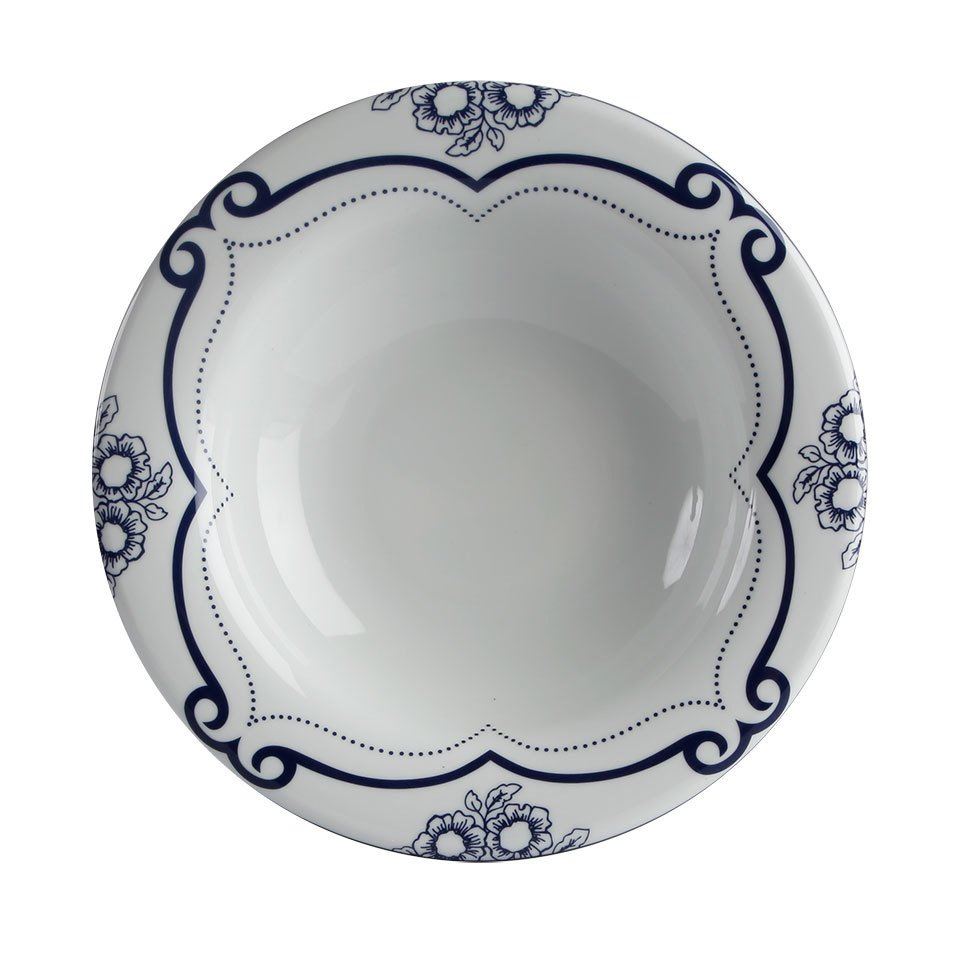 Blue Manoir Porselen Çukur Tabak A+P