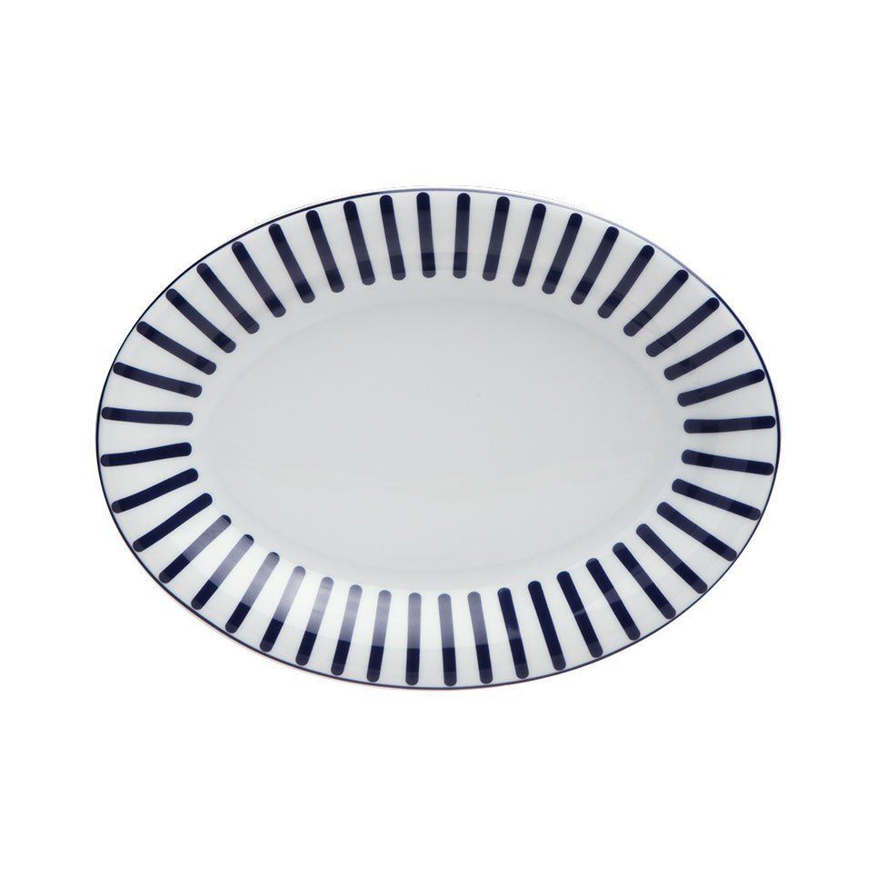 Blue Manoir Porselen Kayık Tabak 20 cm A+P