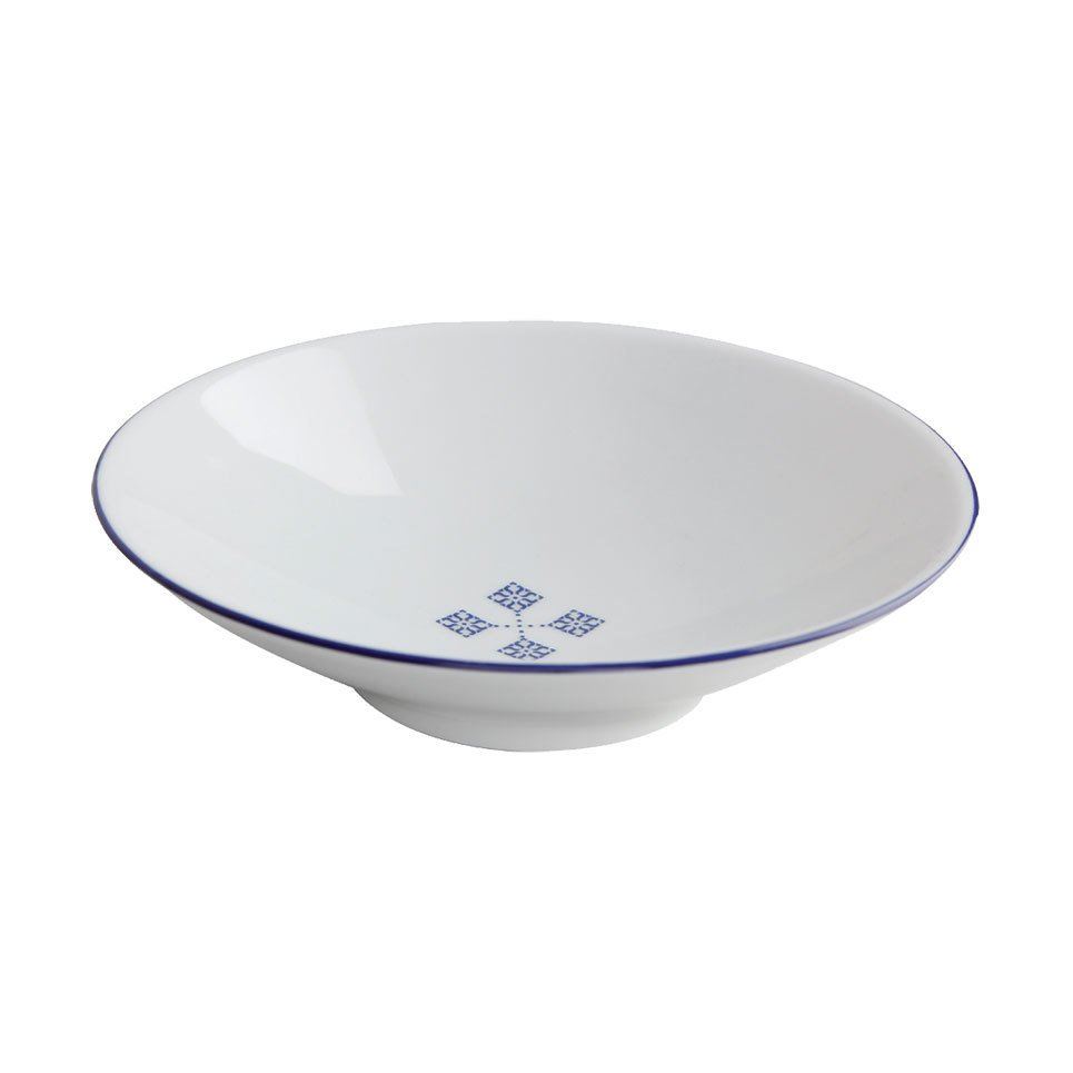 Blue Passion  Porselen Çukur Tabak