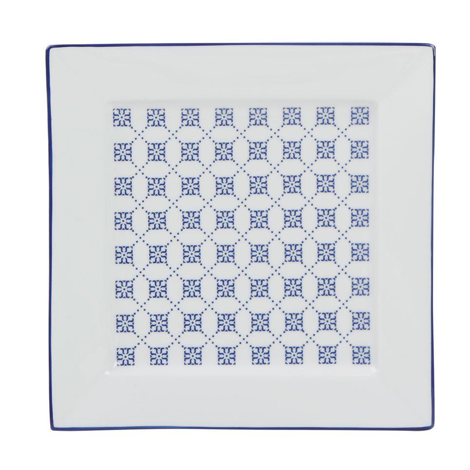 Blue Passion  Porselen Düz Tabak