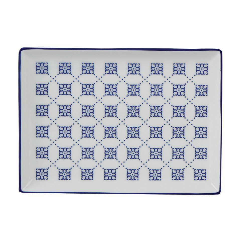 Blue Passion  Porselen Kahvaltı & Meze Tabağı