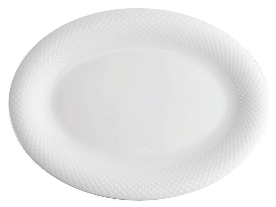 Collet Porselen Komple Desenli Kayık Tabak