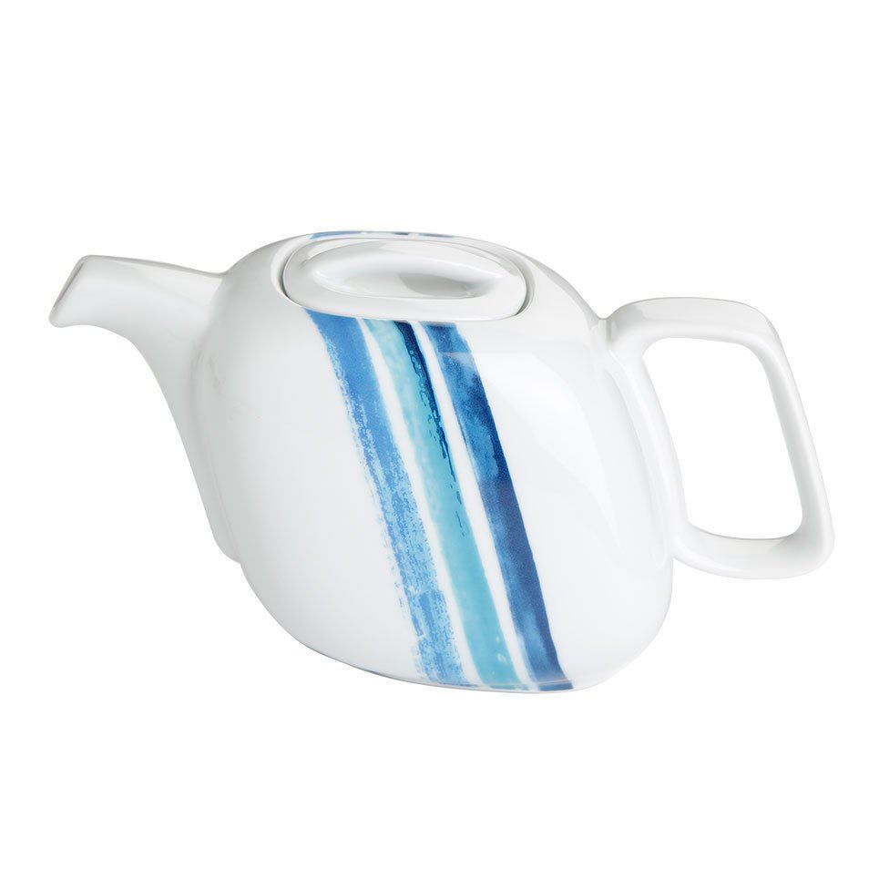 Deep Blue Porselen Demlik A+P