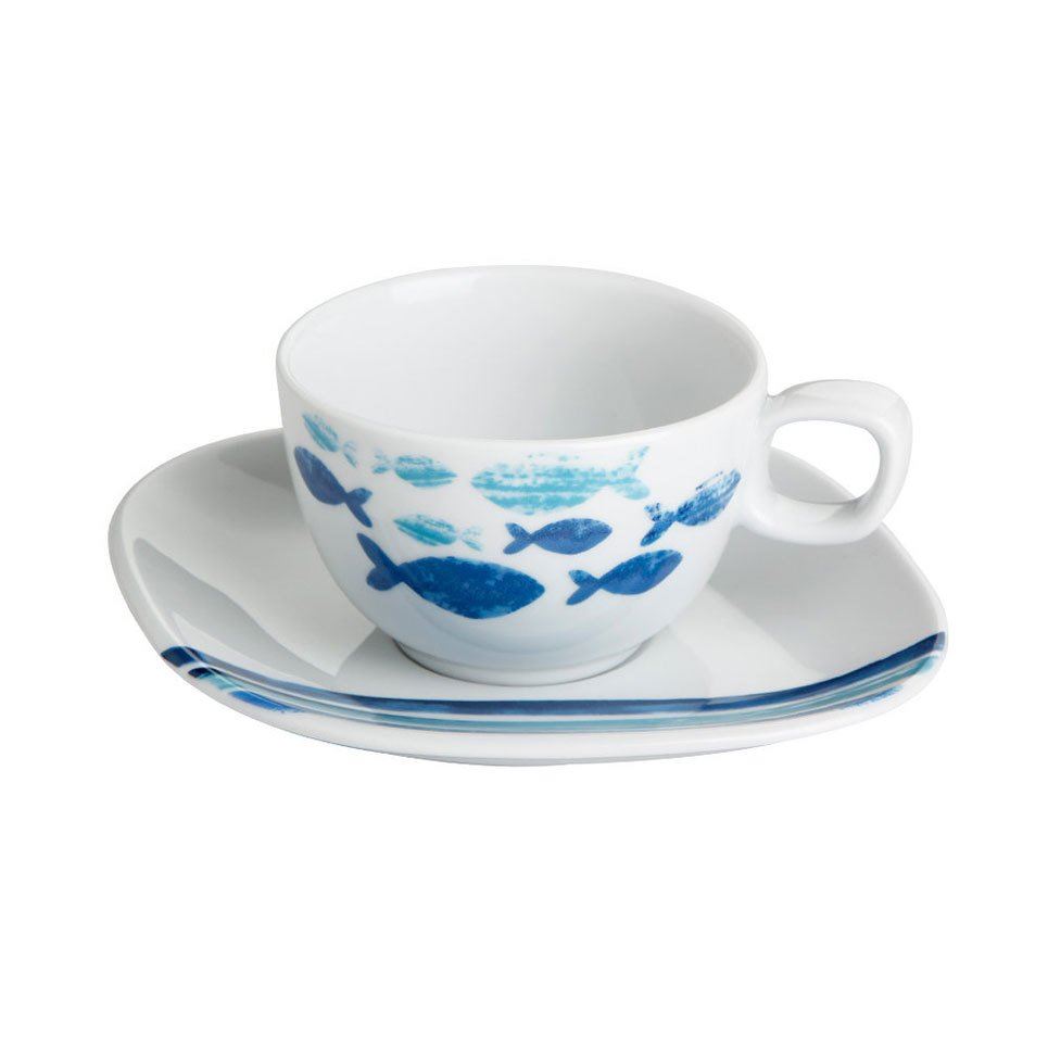 Deep Blue Porselen Kahve Fincan Takımı 260 cc A+P