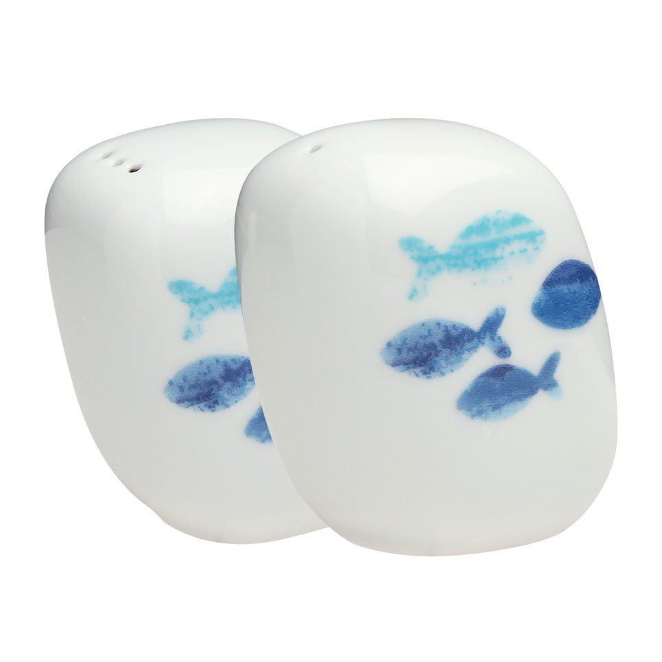 Deep Blue Porselen Tuzluk & Biberlik A+P