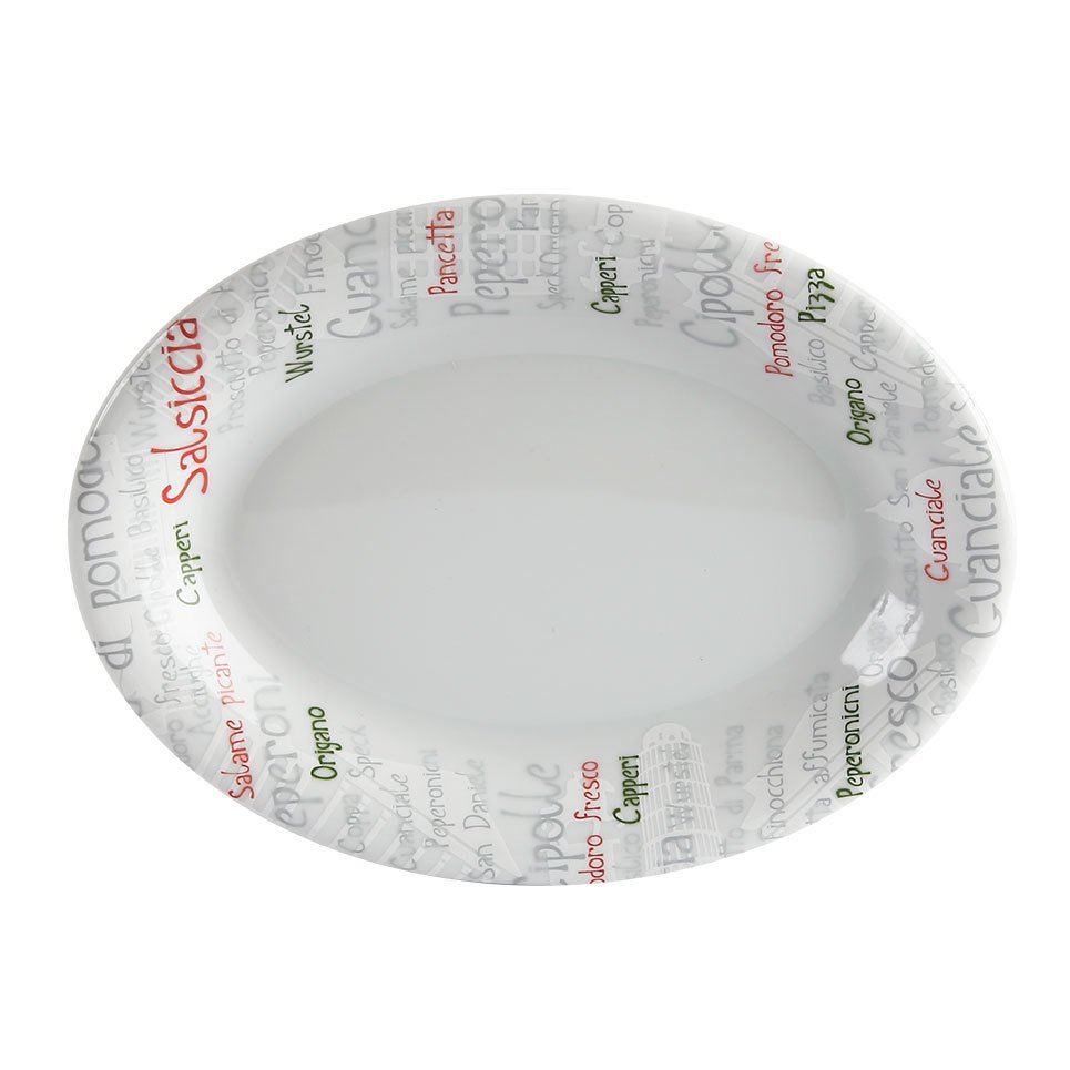 Italy Porselen Kayık Tabak A+P