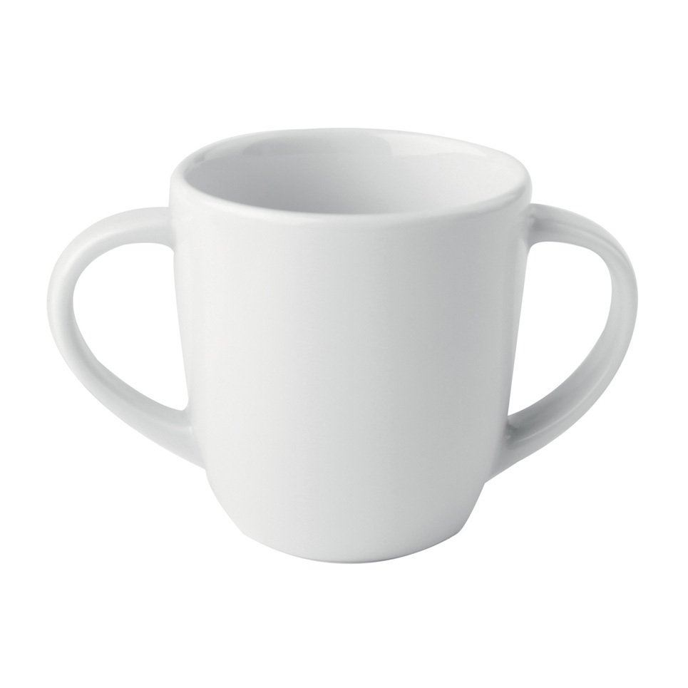 Porselen 2 Kulplu Kupa Bardak 265 cc A+P