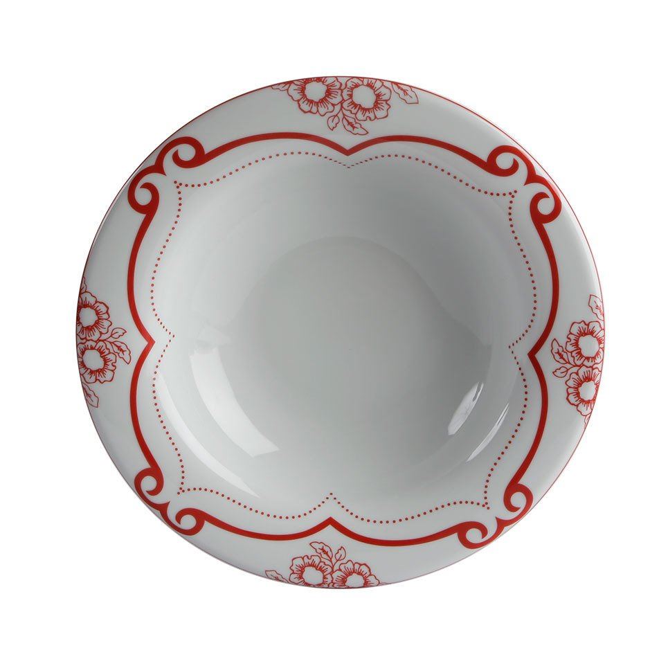 Red Manoir Porselen Çukur Tabak A+P