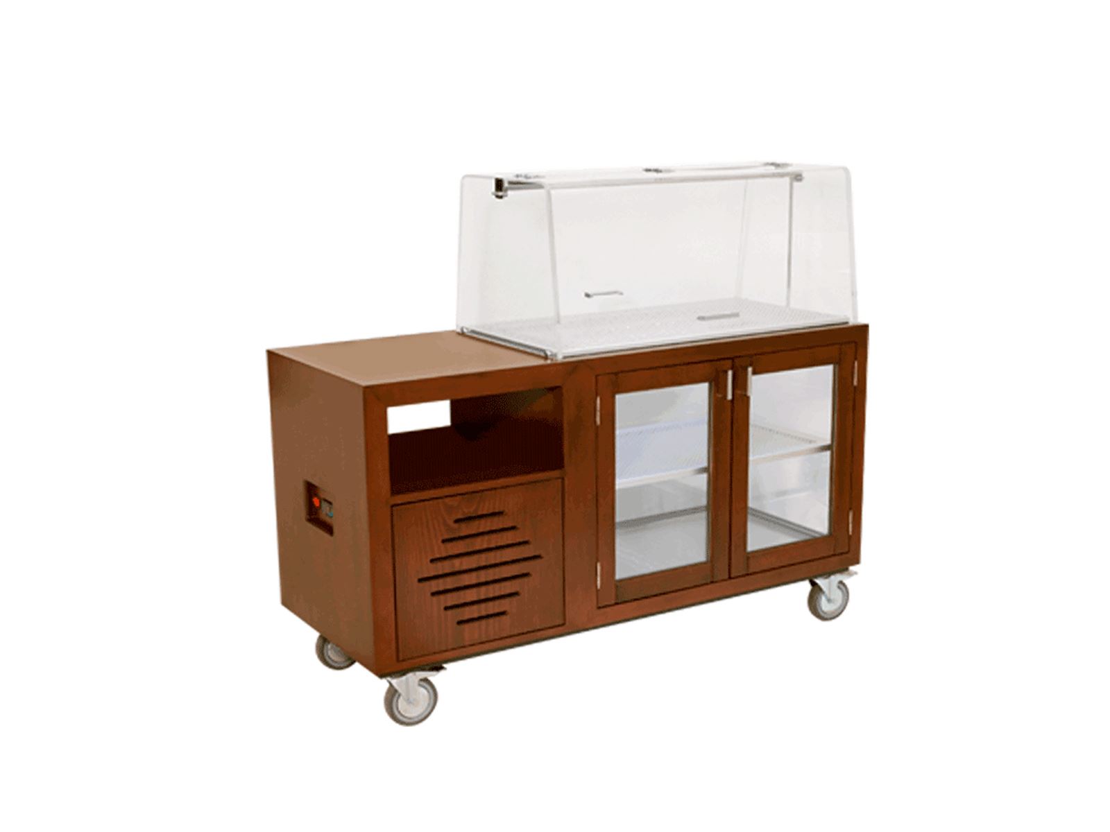 EM 101 Pasta Teşhir Arabası (Motor Soğutmalı)