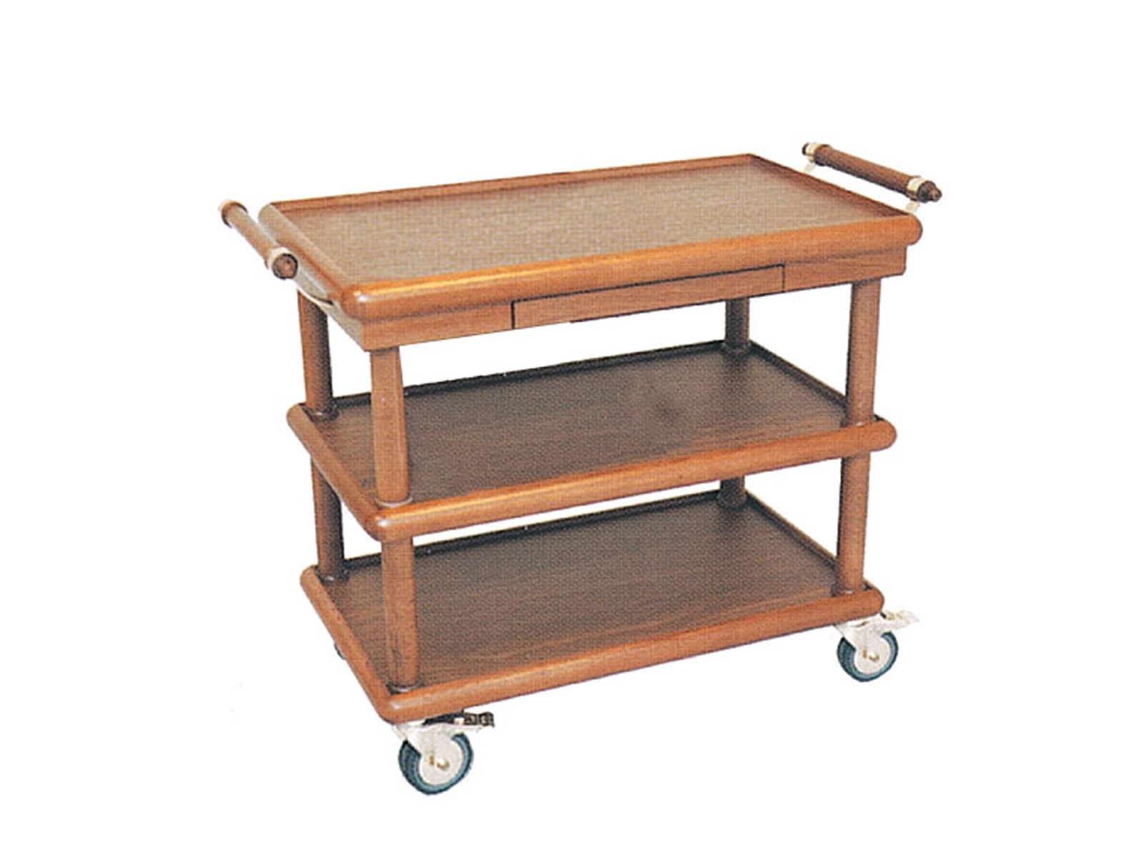 EM 116 Ahşap Servis Arabası