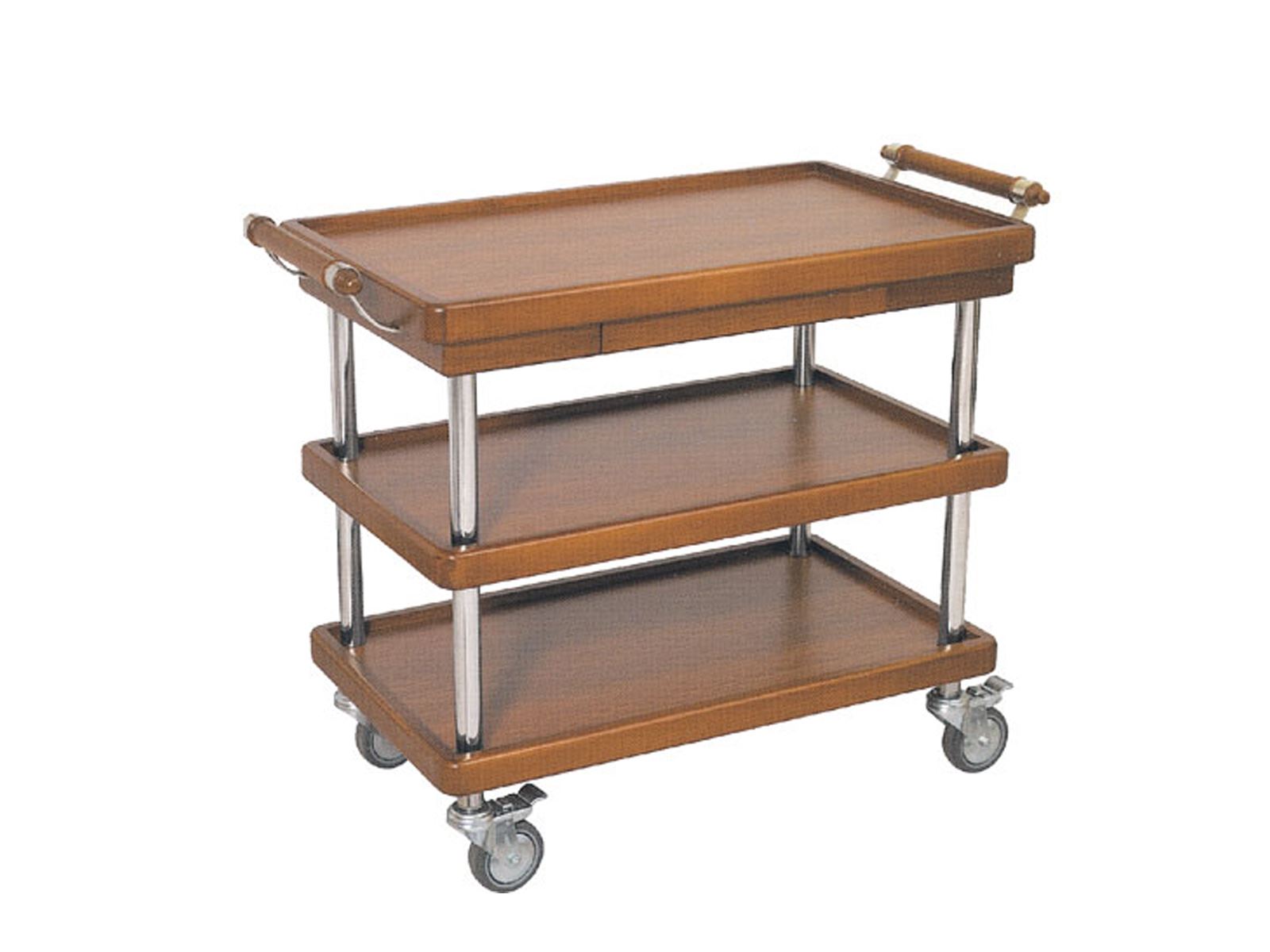 EM 128 Ahşap Servis Arabası