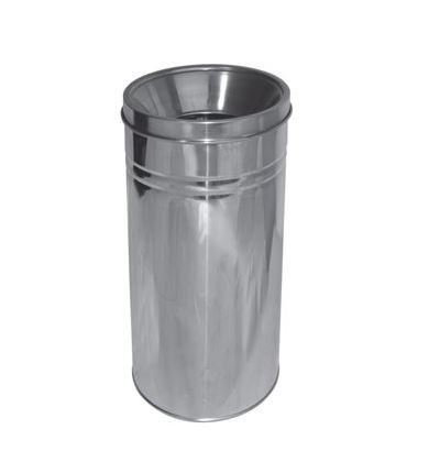 5 No. Paslanmaz Kapalı Tip Çöp Kovası