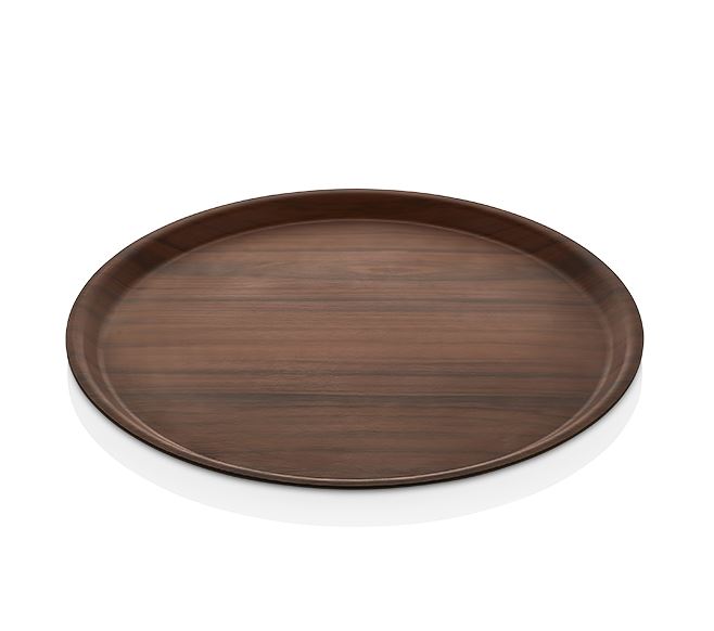 Maun Kaydırmaz Yuvarlak Tepsi