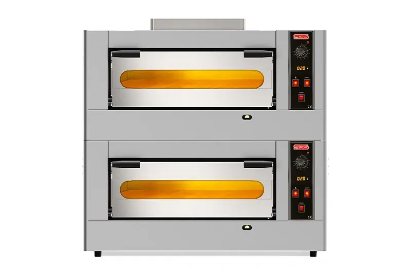 Çift Katlı Pizza Fırınları Gazlı