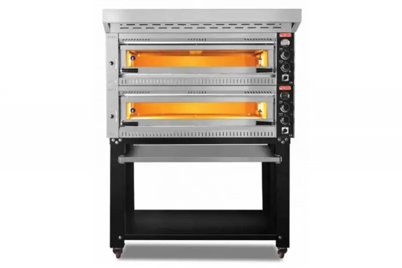 Standlı Çift Katlı Pizza Fırını