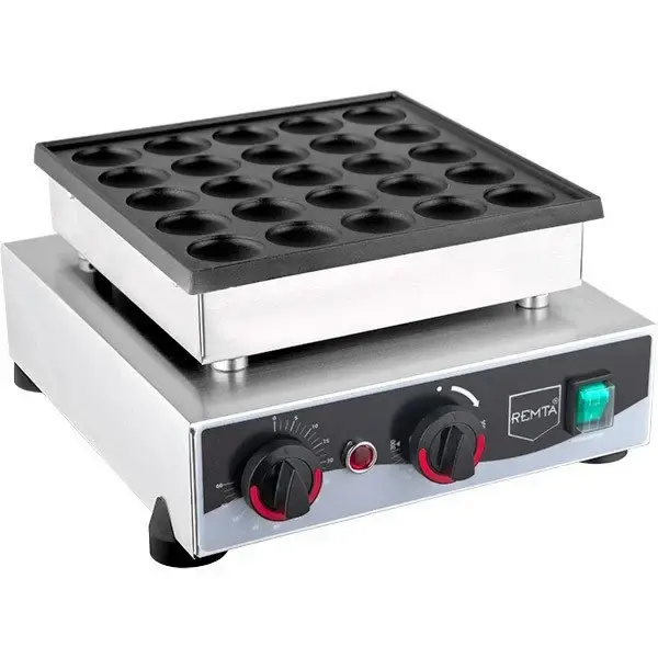 W26 Yuvarlak Bubble Pankek Makinesi Elektrikli