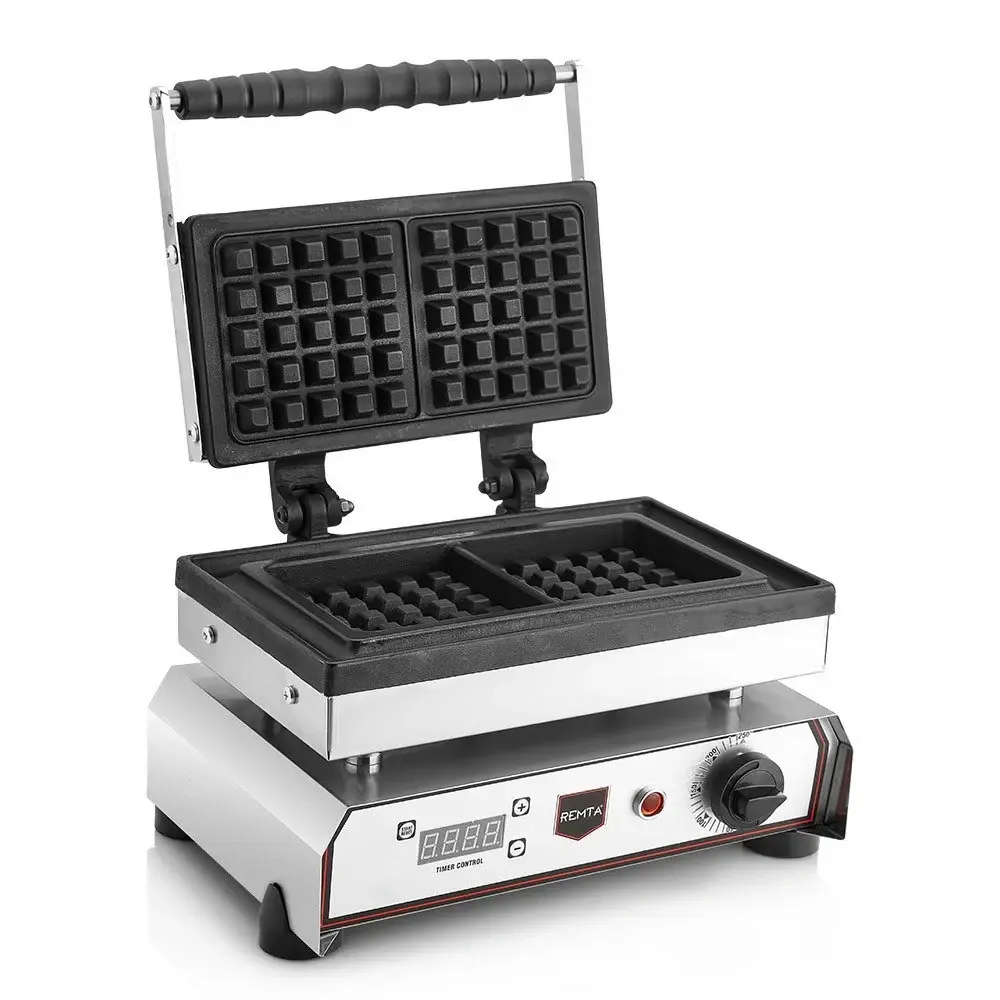 W35 Mini Kare Model Waffle Makinesi Elektrikli