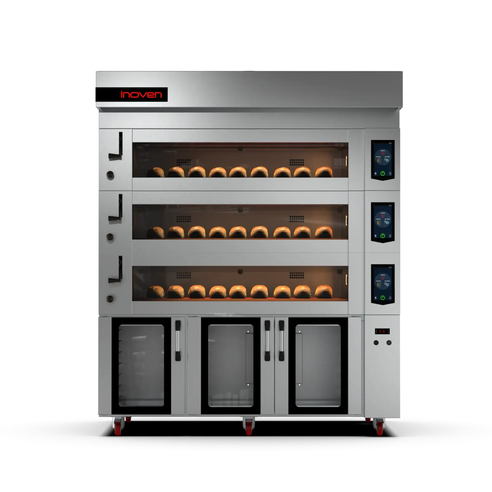 Koza 3 Katlı Elektrikli Taş Tabanlı Fırın